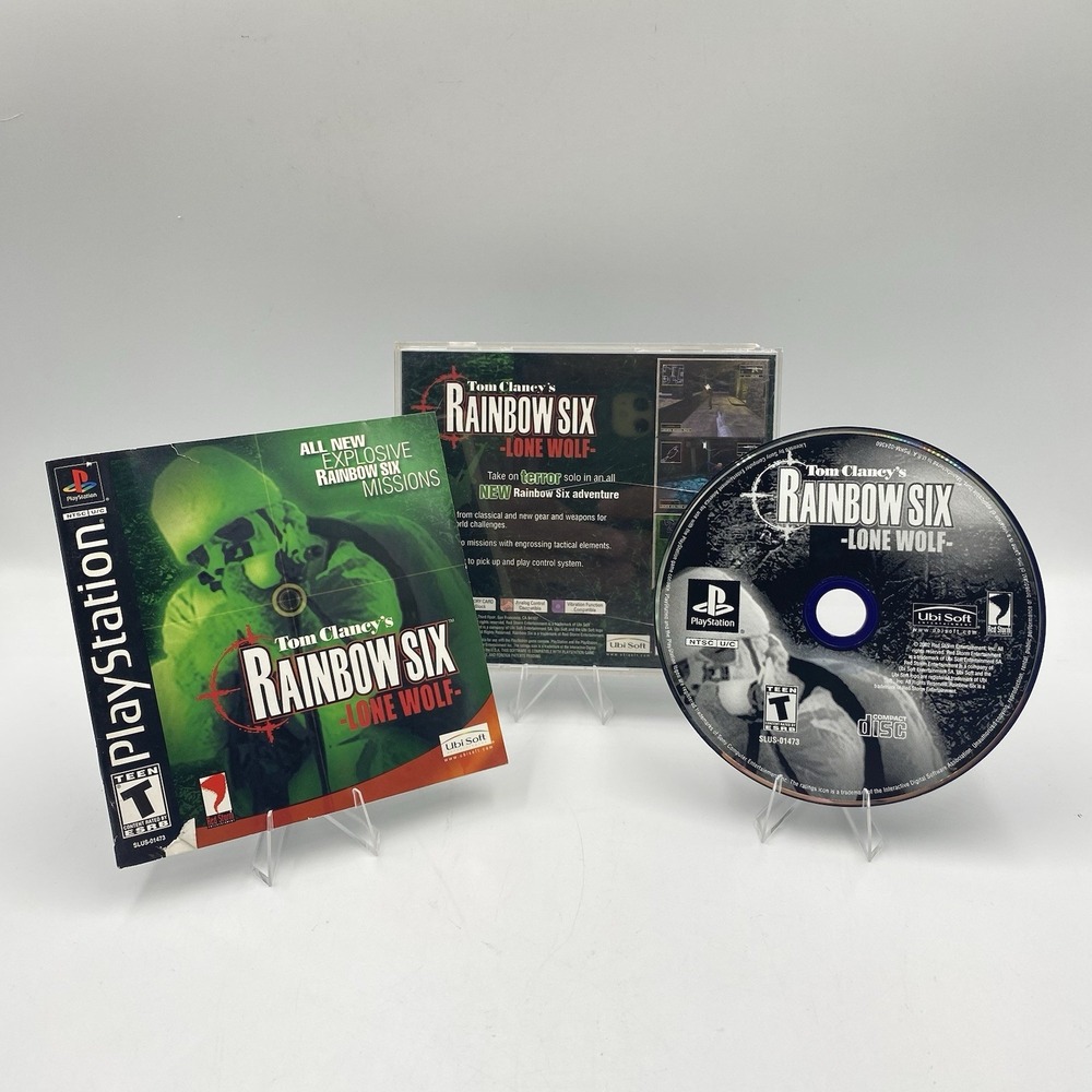 Tom Clancy's Rainbow Six: Lone Wolf - Sony PlayStation 1, 2002 -‎ Complete - PS1